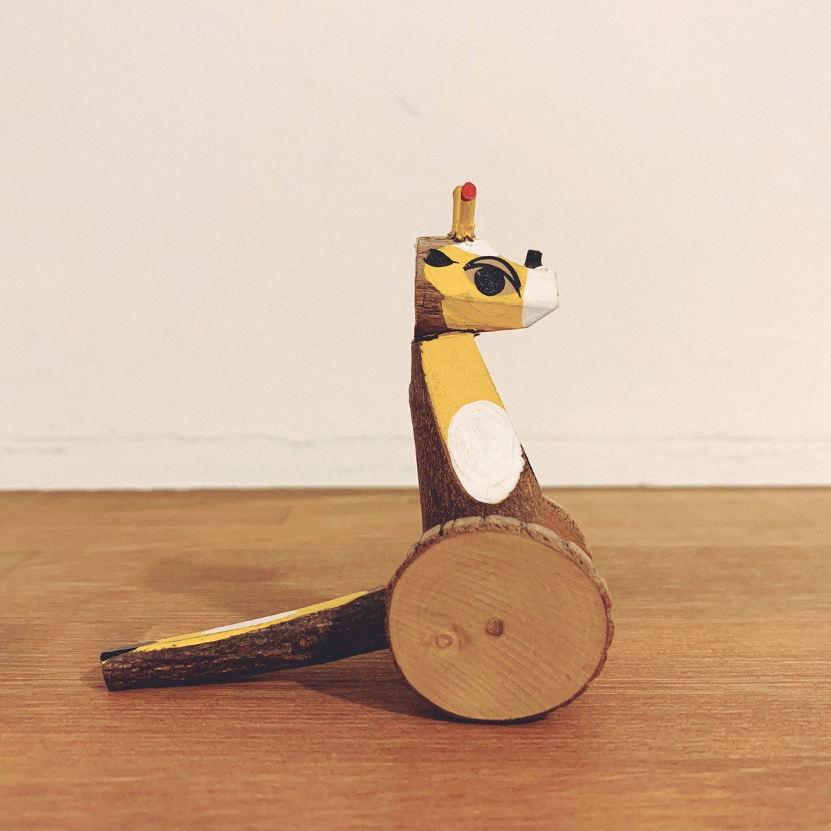 きしまやま一刀彫の大八車『犬』 | 象々の郷土玩具