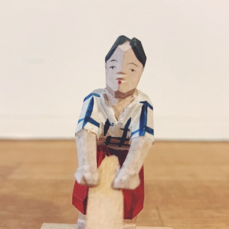 草津『湯もみ人形』 2体セット | 象々の郷土玩具