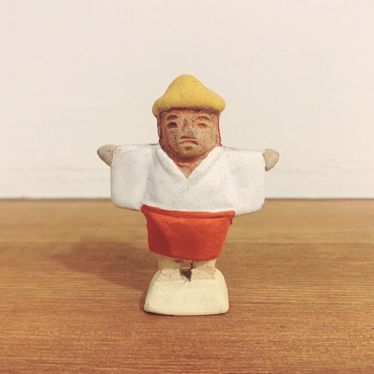 堺湊焼の『住吉踊り・橙』 | 象々の郷土玩具