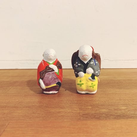第十九代　古賀人形 郷土玩具 お雛様 土人形 【匿名配送・送料込】 古賀人形|わたしの土人形
