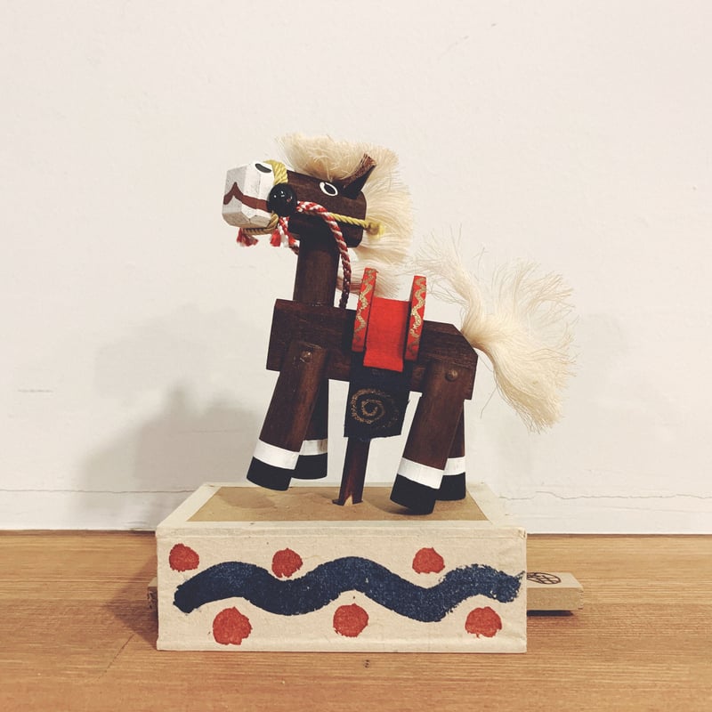 奈良井からくり人形「うなぎつかみ」郷土玩具、からくり、奈良井