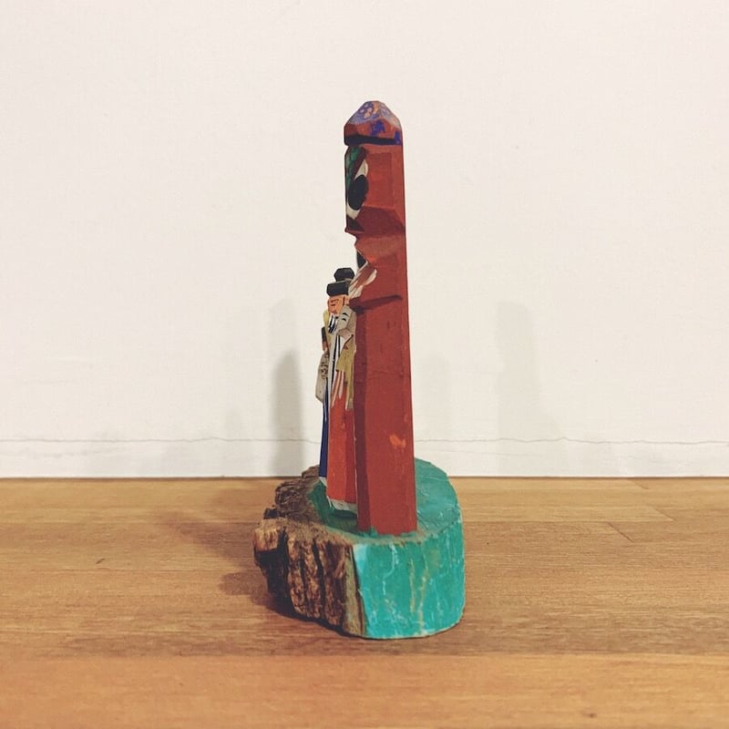 朝鮮の木製玩具『将軍標と朝鮮の村人』 | 象々の郷土玩具