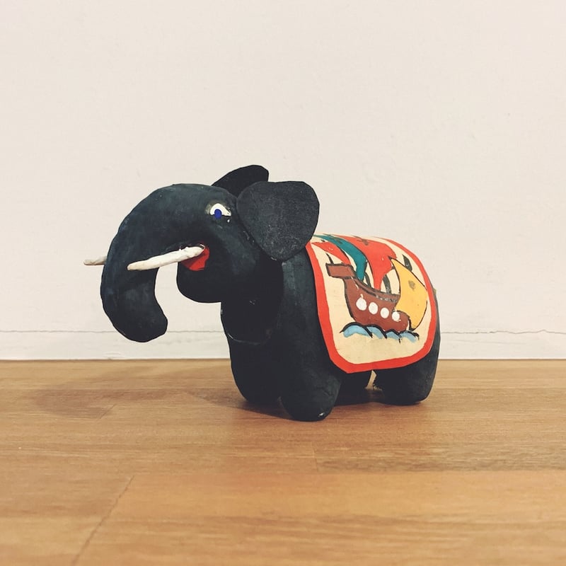 下総玩具・首振り張子『象』 | 象々の郷土玩具