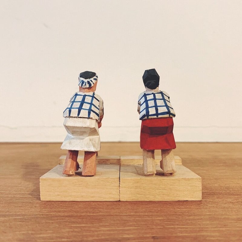草津『湯もみ人形』 2体セット | 象々の郷土玩具
