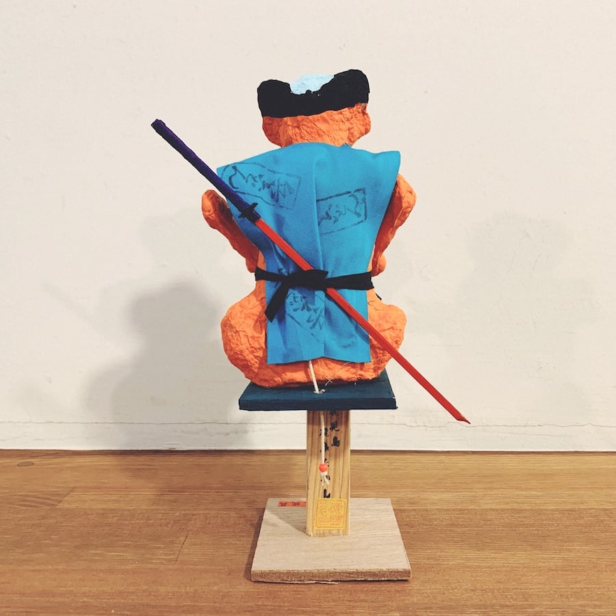 薩摩首人形・鹿島たかし『兵六の面かぶり』 | 象々の郷土玩具