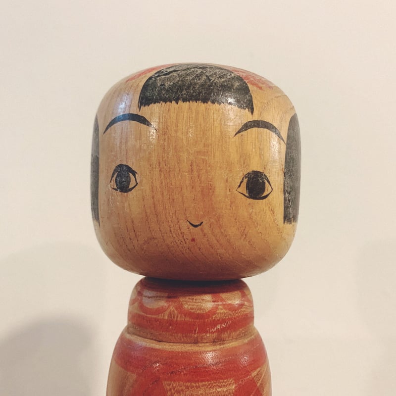 【新品】阿部進矢工人 こけし (木地玩具) 阿部進矢の木地玩具『だだっ子』 | 象々の郷土玩具