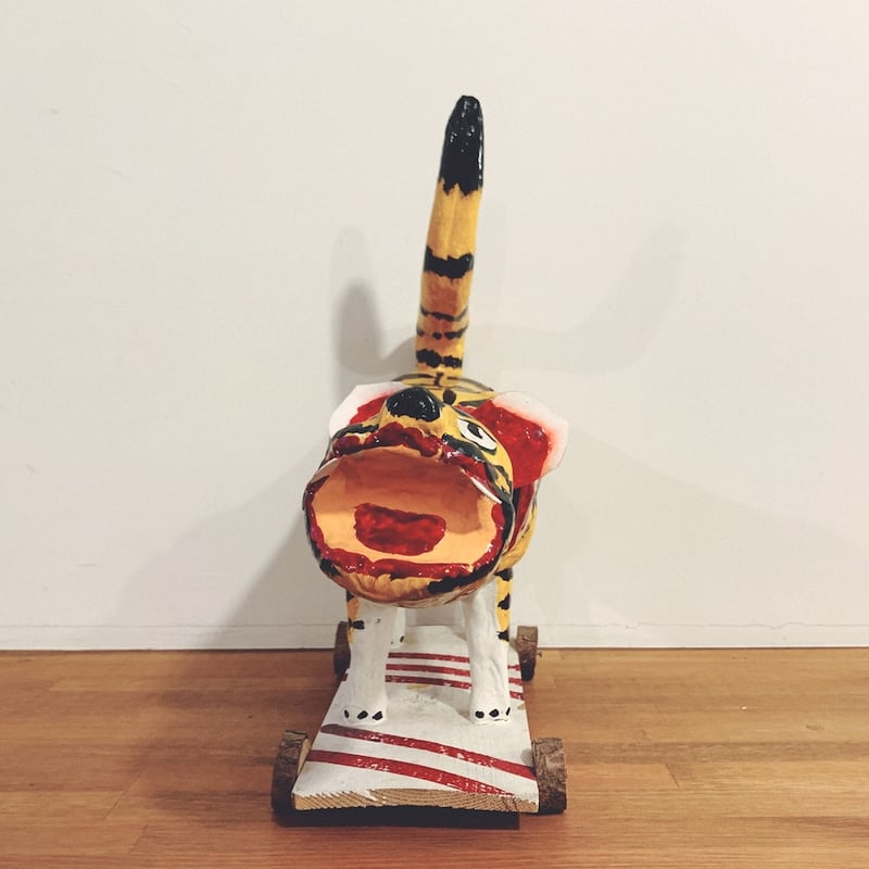 虎車 松江郷土玩具 張子民芸品 置物 hamamatuhariko11-1.jpg