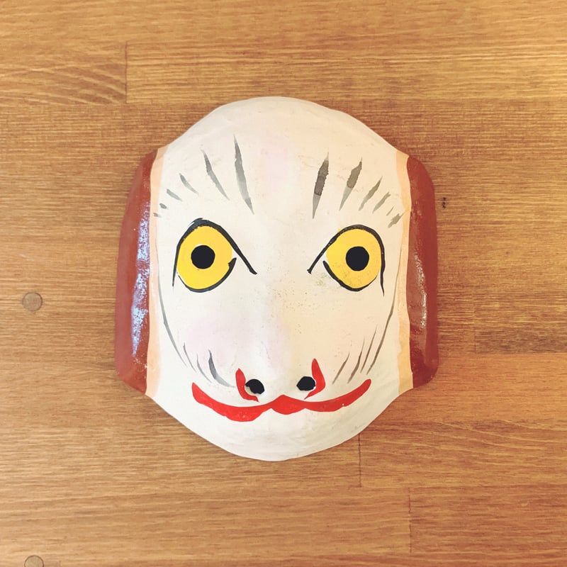 明治期 張り子 お多福面 おかめ面 ヴィンテージ 民俗仮面 古道具 骨董品 2 明治期 張り子 お多福面 おかめ面 ヴィンテージ 民俗仮面 古道具 骨董