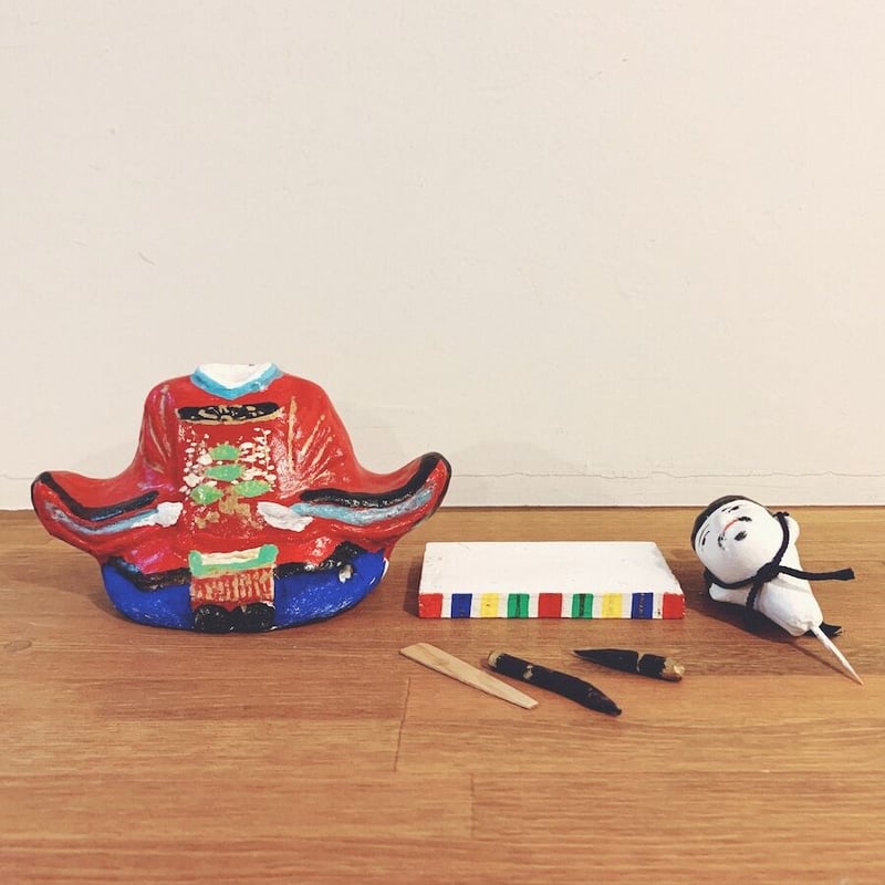 津山土人形『津山ねり天神』 | 象々の郷土玩具