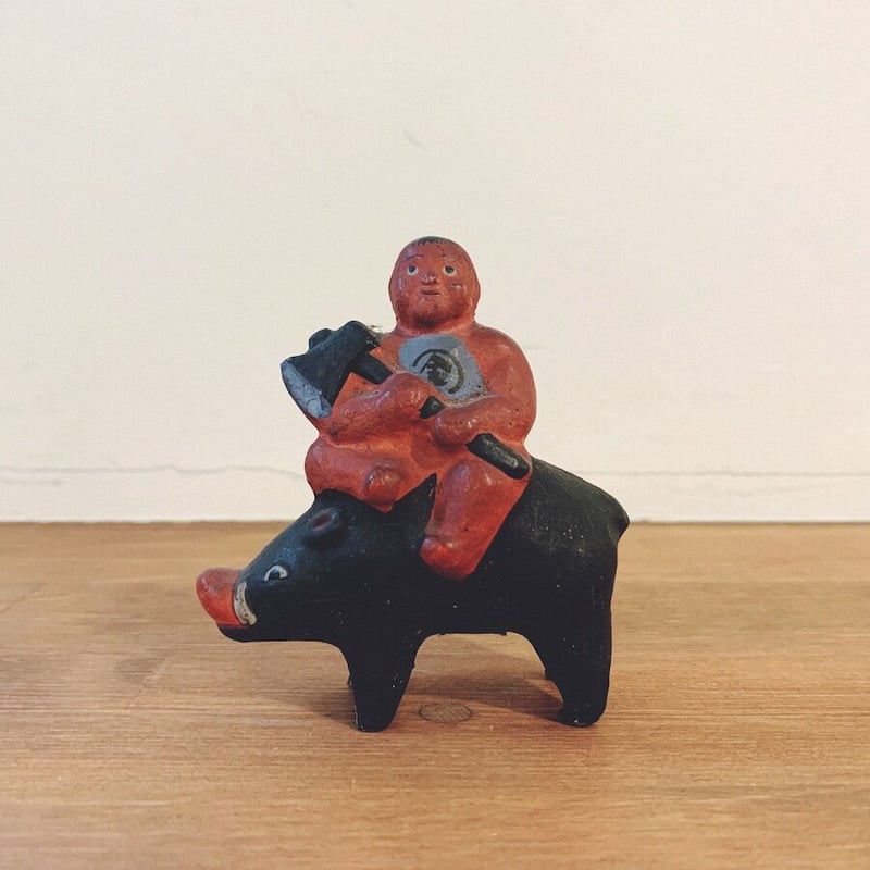 堤人形の『猪乗金太郎』 | 象々の郷土玩具