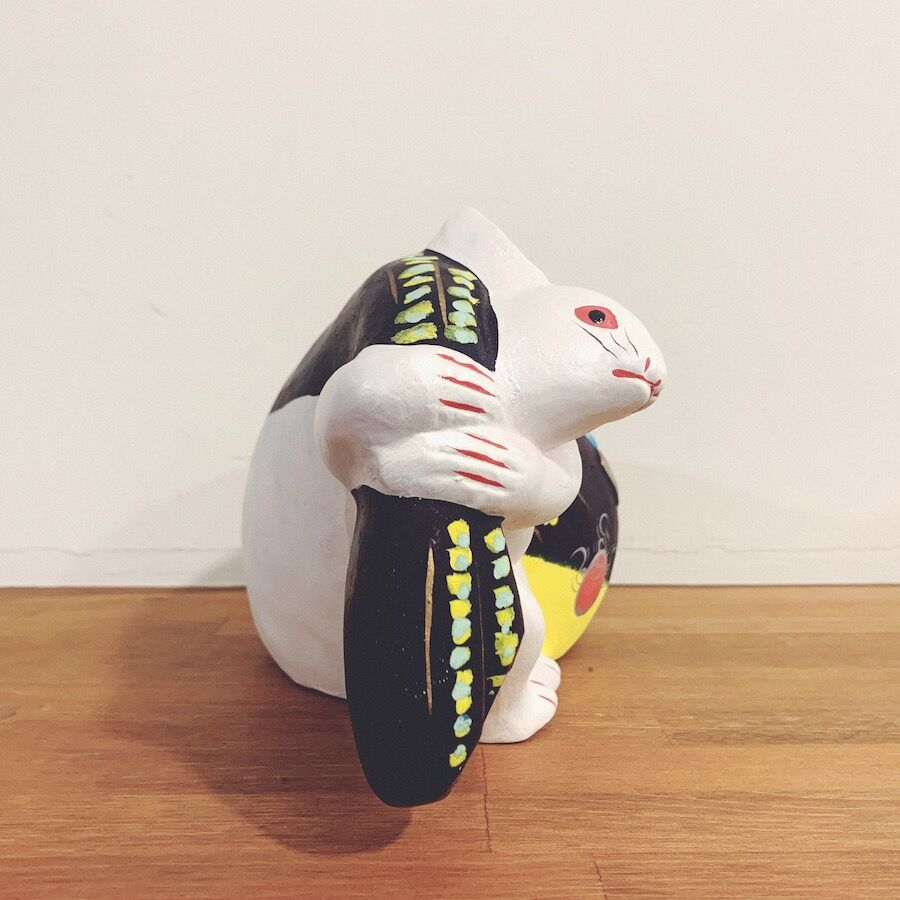 伏見人形　眠り猫　大西重太郎　丹嘉　土人形　郷土玩具　(10/21迄出品) CATEGORY 大西重太郎 | 象々の郷土玩具