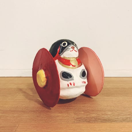 張り子  犬　二橋志乃 Vintage Japanese Folk Art: 犬張子 / 二橋志乃