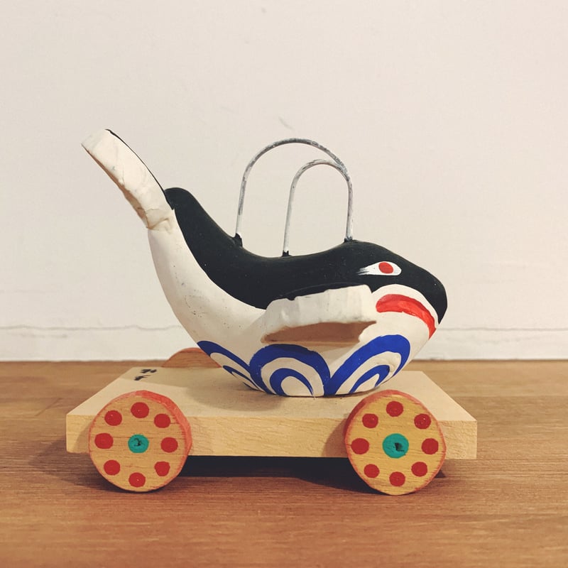 木彫り釣り猿5匹と瓢箪