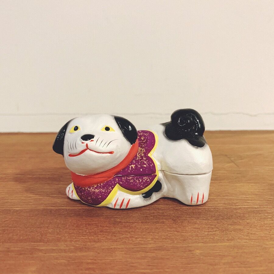 六代目　丹嘉大西重太郎　伏見人形　兜形　香合　共箱 六代目 丹嘉大西重太郎 伏見人形 兜形 香合 共箱 - メルカリ