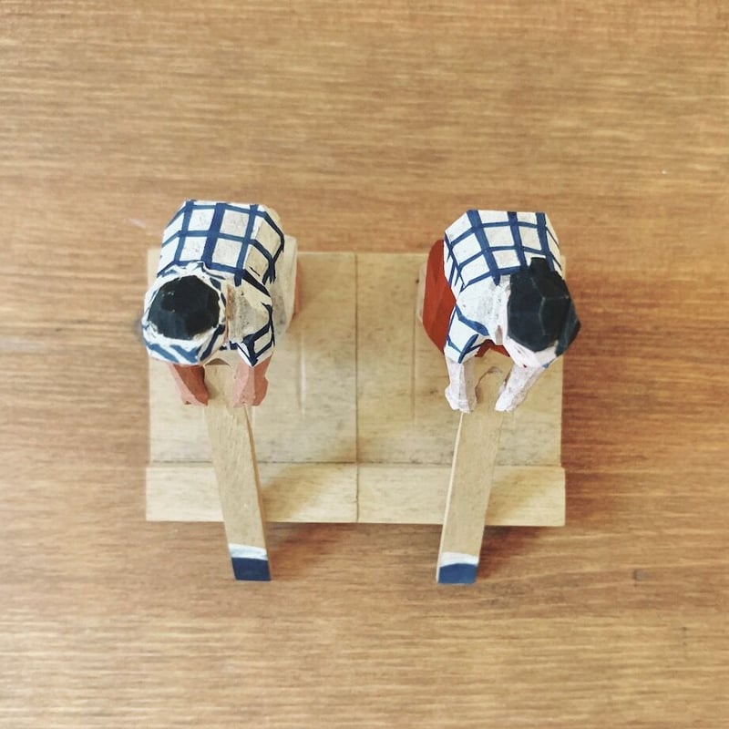 郷土玩具】廃絶 草津の猩々 草津張子『猩々』 | 象々の郷土玩具