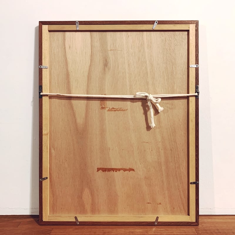 版画 畦地梅太郎 木版画作品『ザイル』｜ 1957年制作 ｜ 木版画・美術