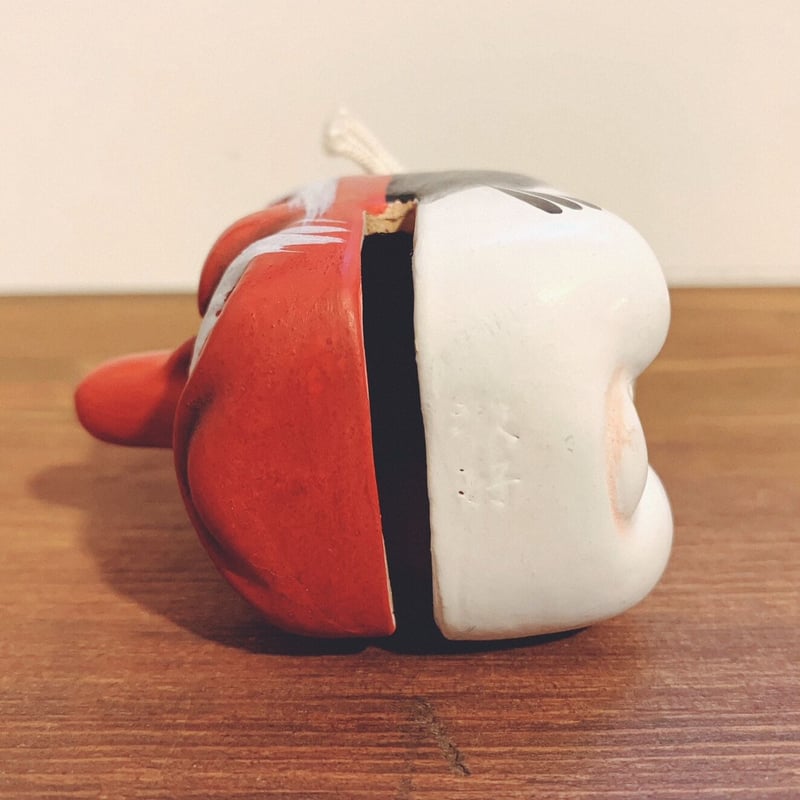 清水焼・高橋毅孖の土鈴『天狗とお多福』 | 象々の郷土玩具