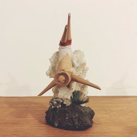 海女のむめさん　木彫人形　鳥羽水族館　木彫彩色　昭和レトロ　いやげもの　こけし m74496268229_1.jpg?1737989585