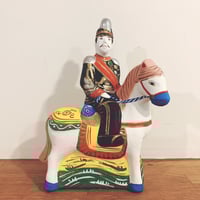 古作　酒田土人形　鯉金時　郷土玩具 Vintage Japanese Folk Art: 金太郎 / 酒田土人形 - Swimsuit