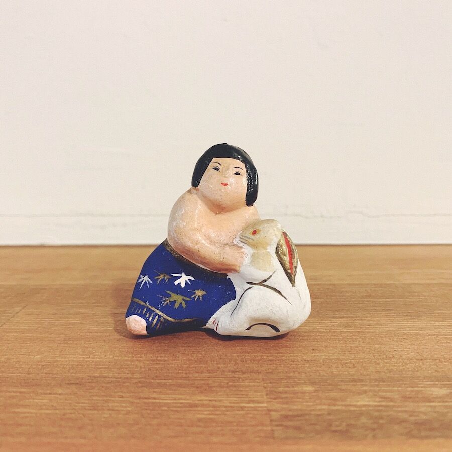 兵庫県・丹波 稲畑土人形 稲畑天神様 伝統工芸品 郷土玩具 骨董品