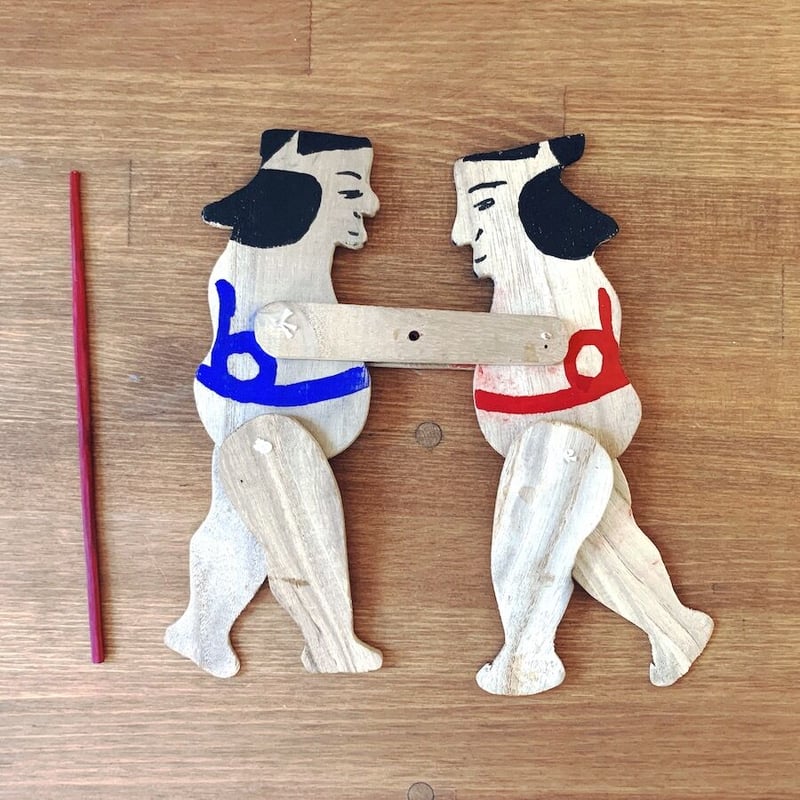 熊本県の郷土玩具『肥後の板角力』 | 象々の郷土玩具