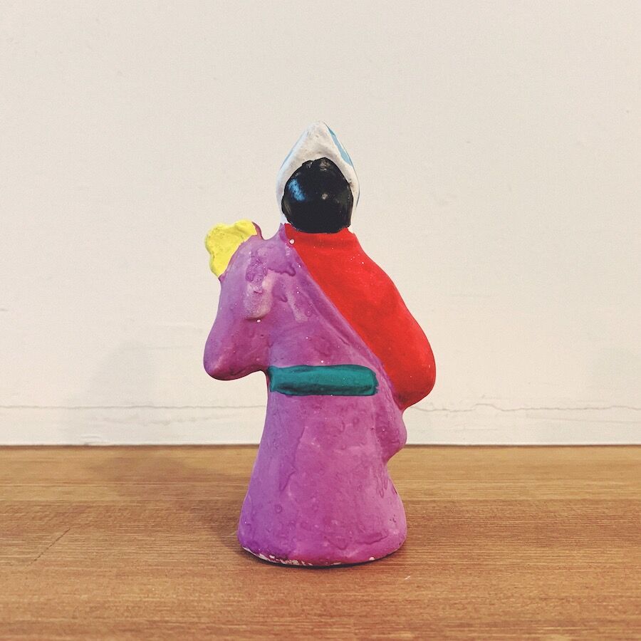 下川原土人形『三味線弾き』 | 象々の郷土玩具