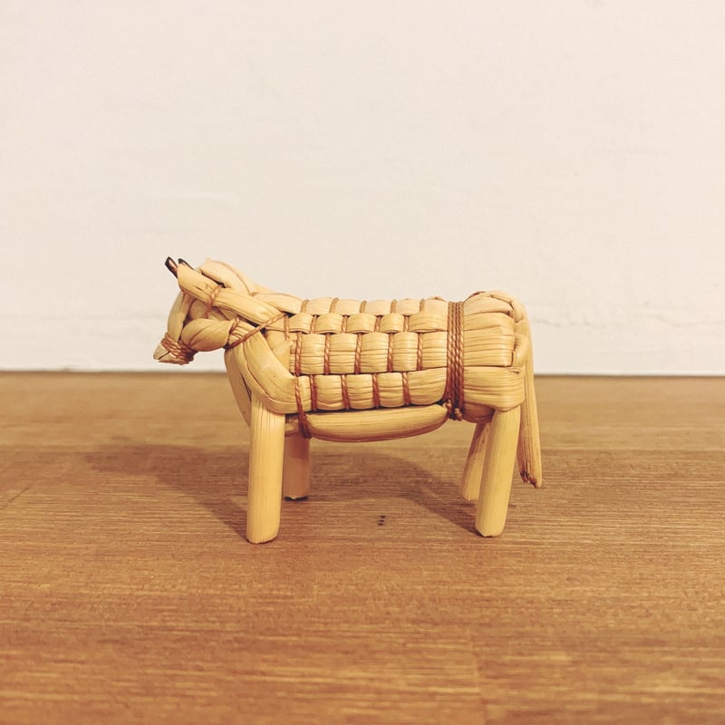 きびがら細工の『丑』 | 象々の郷土玩具