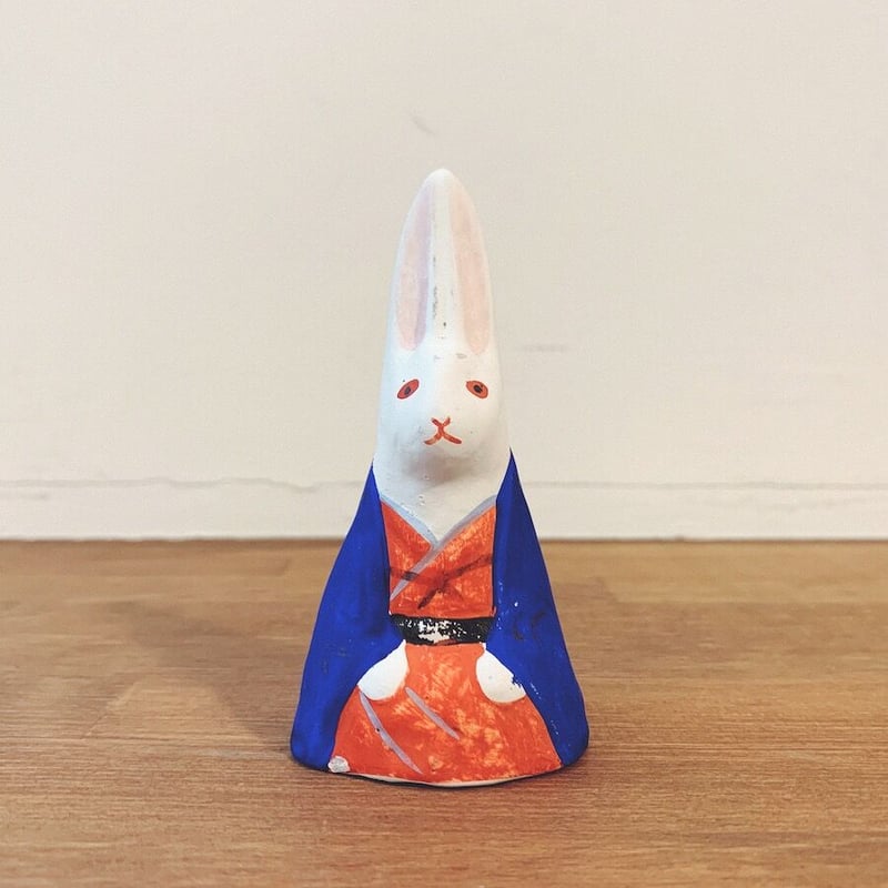 今戸人形の『月見兎』 | 象々の郷土玩具