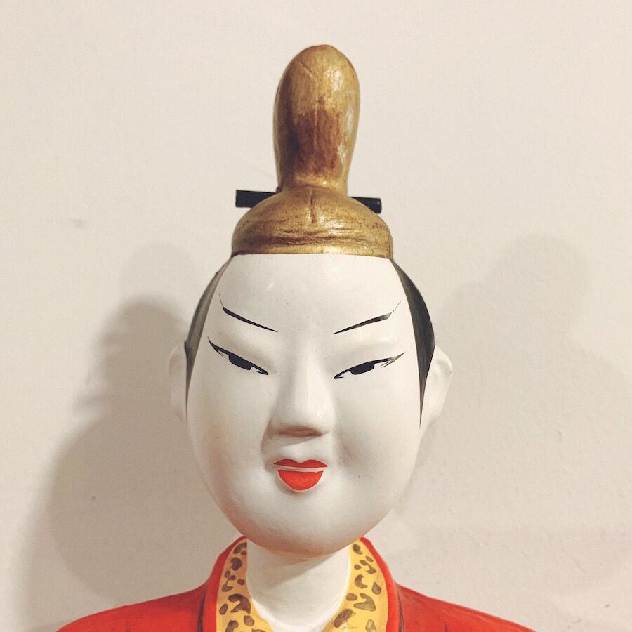 三次人形『1番天神・台付座天神』 三次人形『特大・台付座天神』 | 象々の郷土玩具