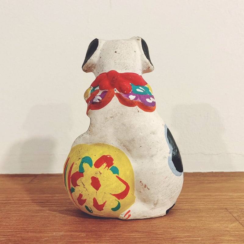 下川原土人形の『鞠犬』 | 象々の郷土玩具