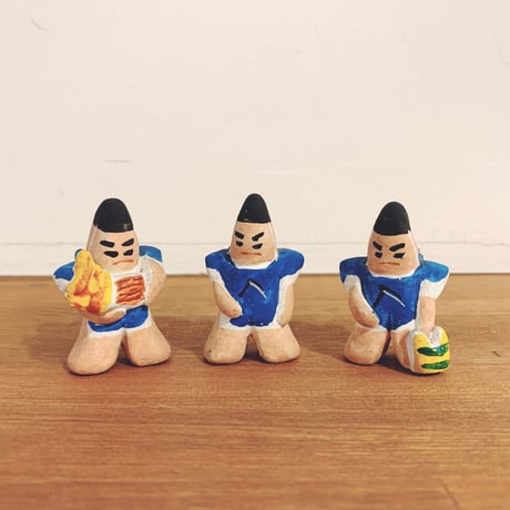 【郷土玩具】廃絶　門司ヶ関張子　天神 宮島張り子の『天神』 | 象々の郷土玩具
