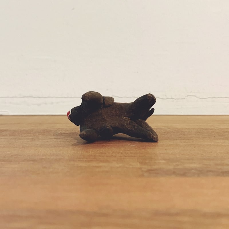 堺湊焼・住吉人形『むつみ猿』 | 象々の郷土玩具