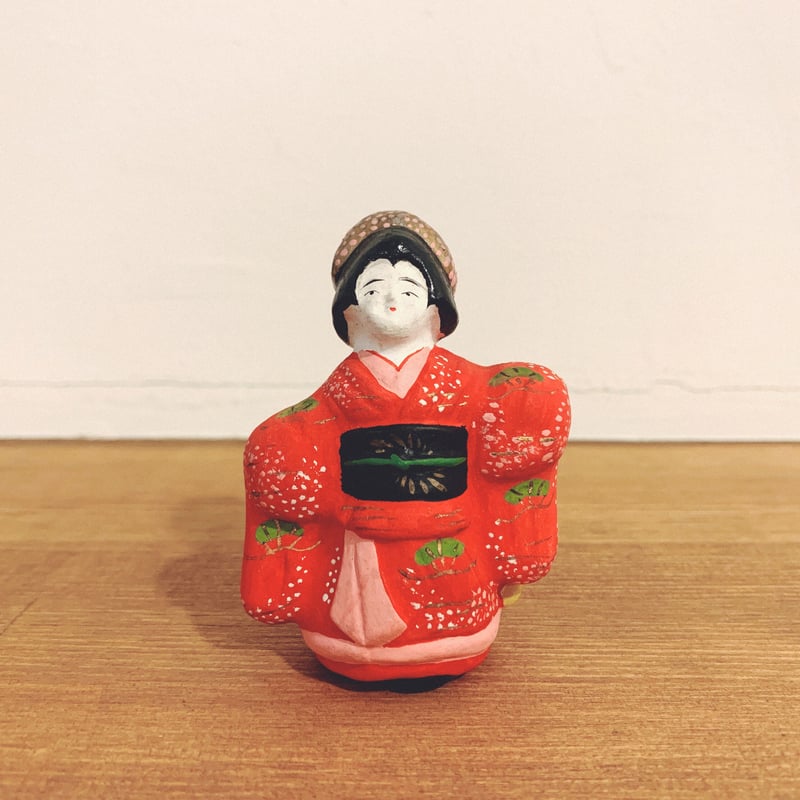 名古屋土人形・野田末吉『娘道成寺』 | 象々の郷土玩具