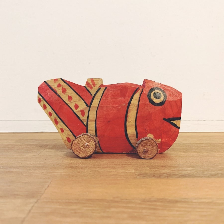 希少 鹿児島神宮 鯛車 郷土玩具 宮地武ニ 工房みやじ 郷土玩具 縁起物 福缶
