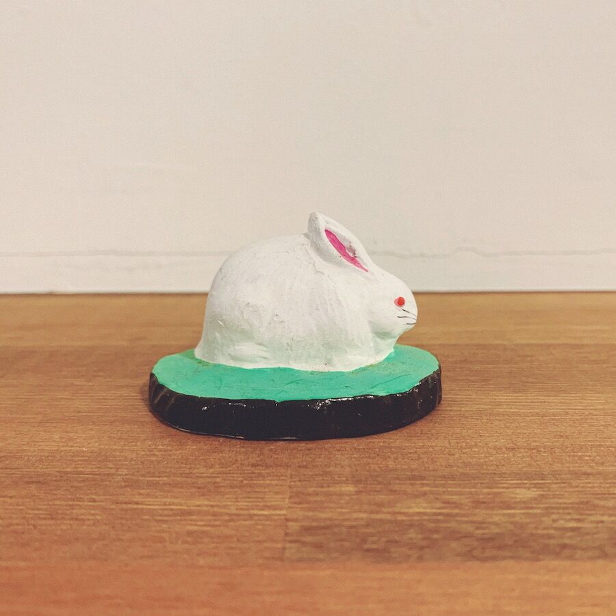 津屋崎人形・原田半蔵の『うさぎ』 | 象々の郷土玩具