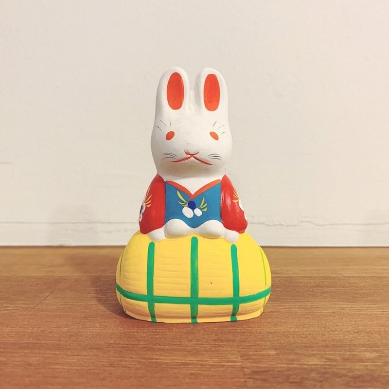 花巻人形の『俵うさぎ』 | 象々の郷土玩具