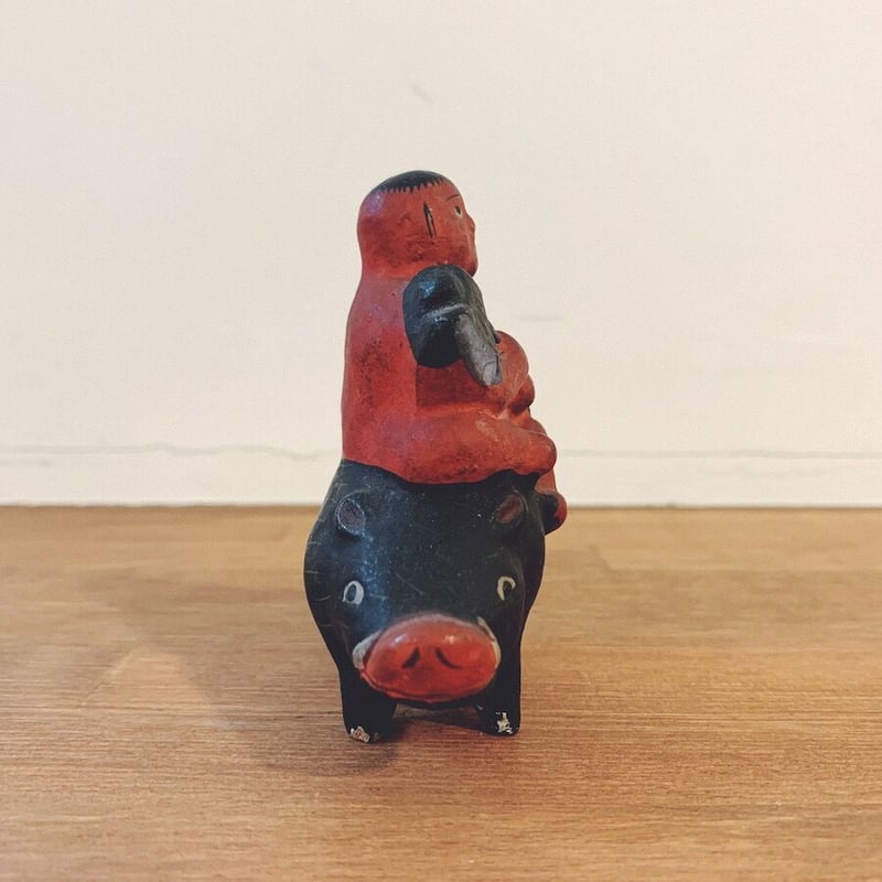 堤人形の『猪乗金太郎』 | 象々の郷土玩具
