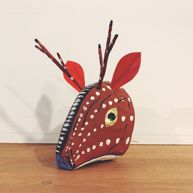 宇和島張子『鹿の子面』 | 象々の郷土玩具