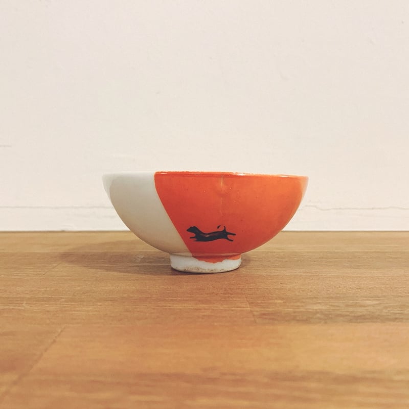 戦前のこども茶碗『桃太郎』 | 象々の郷土玩具
