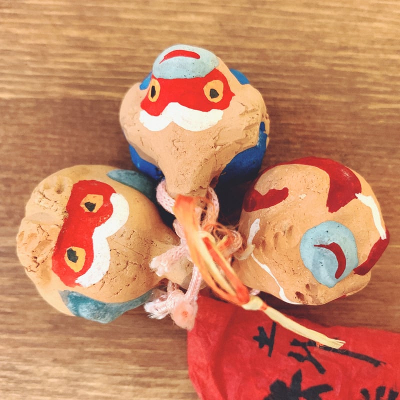 香泉人形『三猿土鈴』 | 象々の郷土玩具