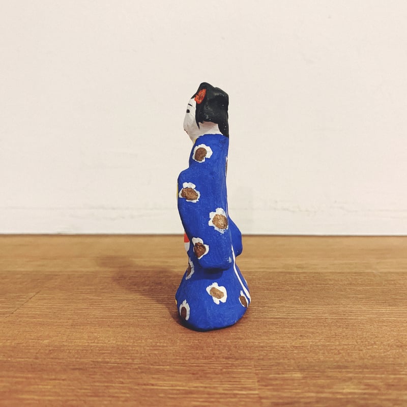 酒田土人形の『子連れ 2』 | 象々の郷土玩具