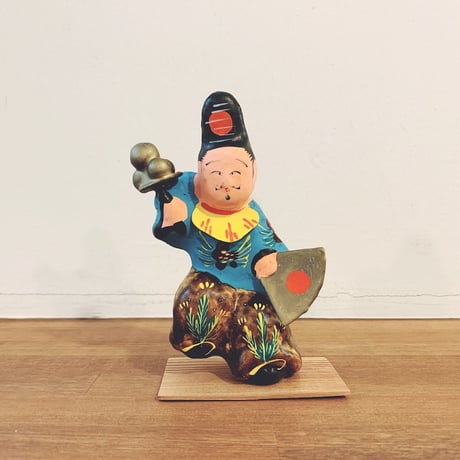 三春張子人形「唐人踊」　土人形郷土玩具愛玩 三春張子の『舞姿』 | 象々の郷土玩具