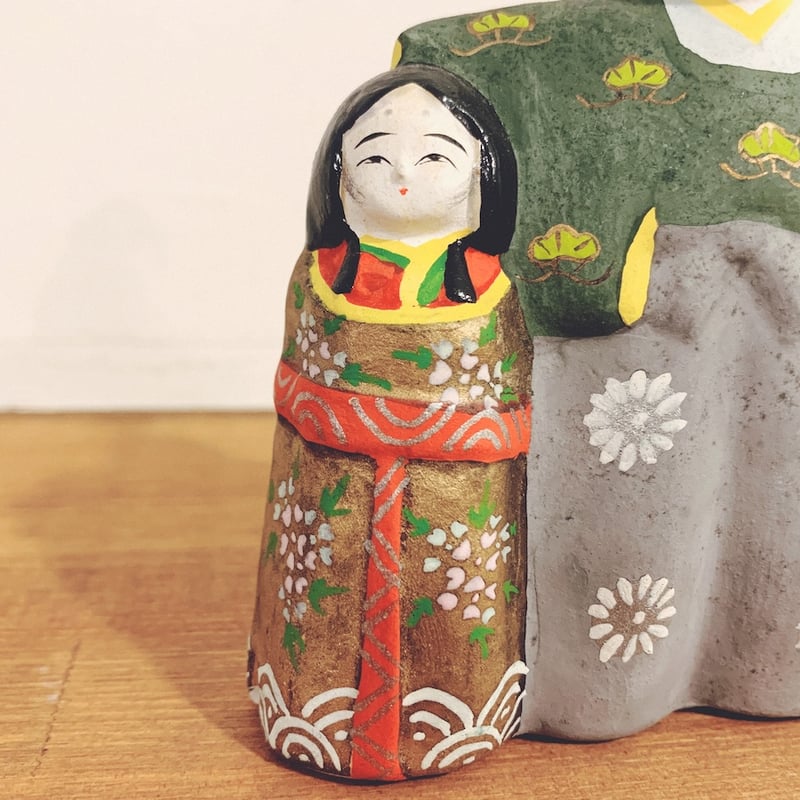 民芸品　雛人形　土鈴　大谷幸康　作 名古屋土人形・野田末吉『立雛土鈴』 | 象々の郷土玩具