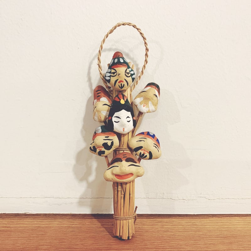 民芸品　七福神　津山 民芸品七福神津山