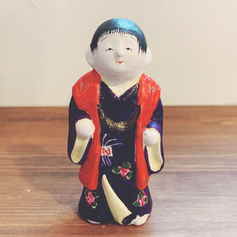 中野土人形の『饅頭喰い』 | 象々の郷土玩具