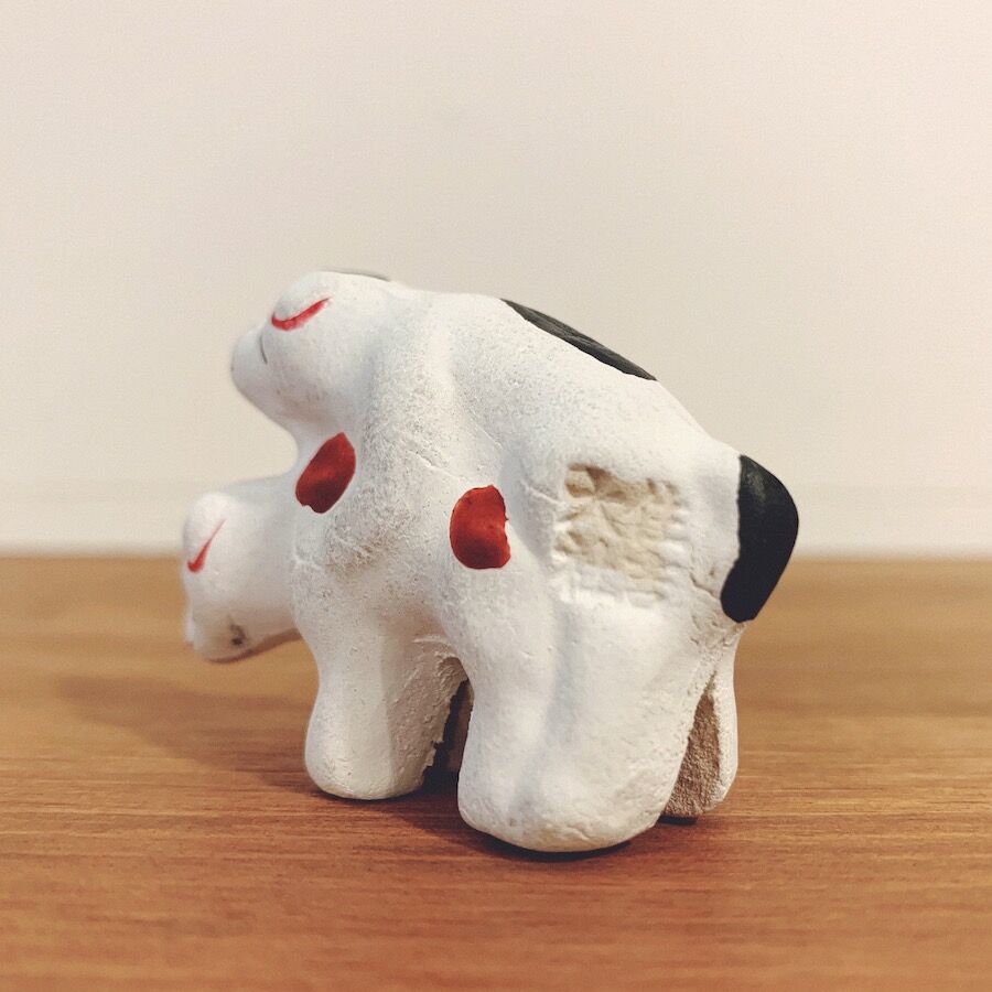 住吉人形『むつみ犬 』 | 象々の郷土玩具