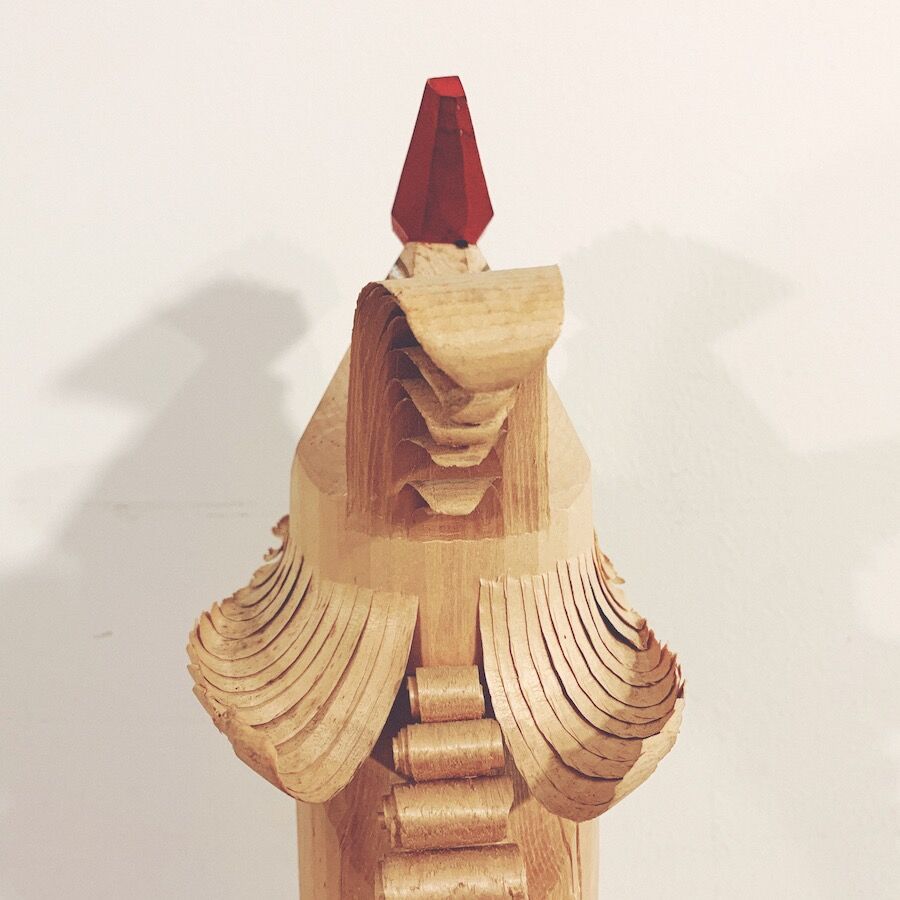 郷土玩具 埼玉 飯能の一刀彫り羅漢 作者:大河原宏彰(美楽堂) 能