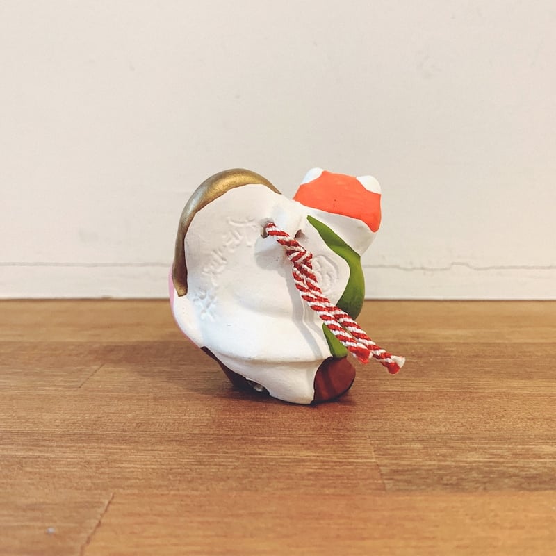 奈良井の土鈴『小判担ぎ子』 | 象々の郷土玩具