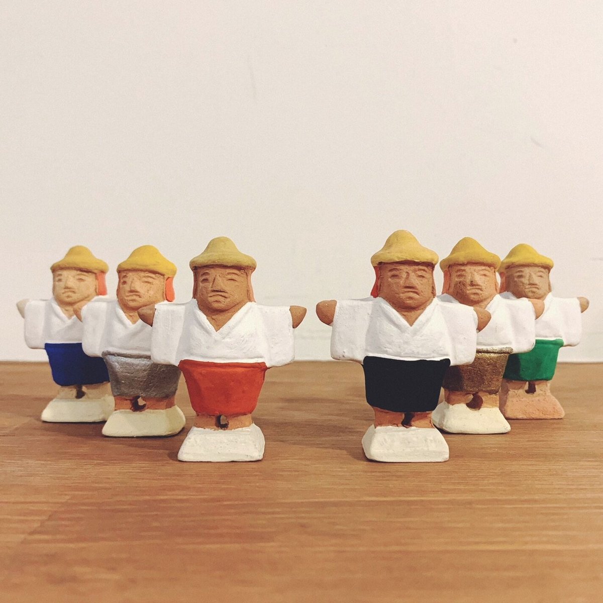 堺湊焼の『住吉踊り・橙』 | 象々の郷土玩具