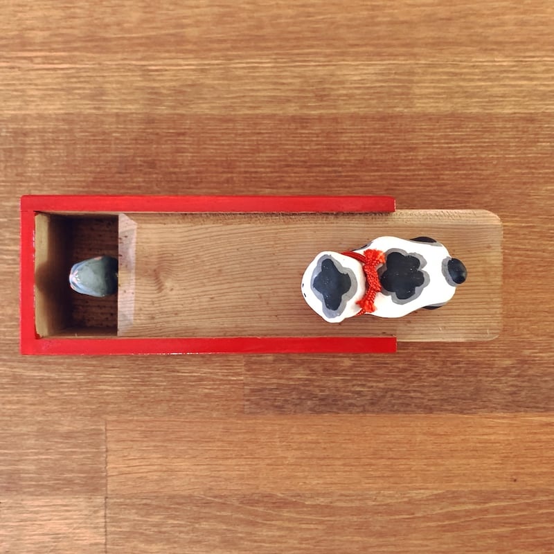 江戸からくり玩具『猫と鼠』 | 象々の郷土玩具